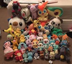 Pokemon gosedjur/mjukisdjur säljes.